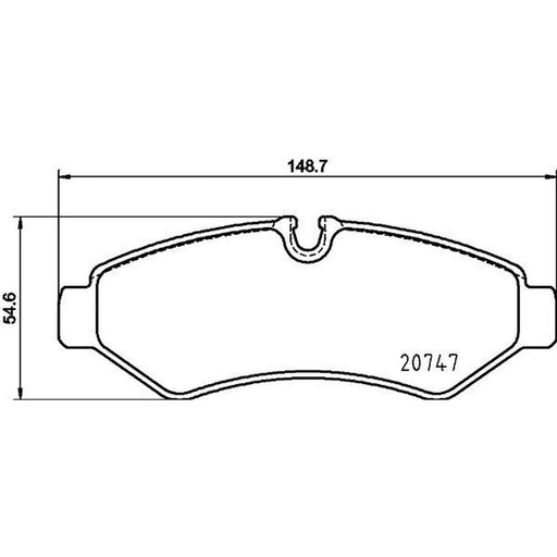 Mintex Rear Brake Pad Set MDB4191