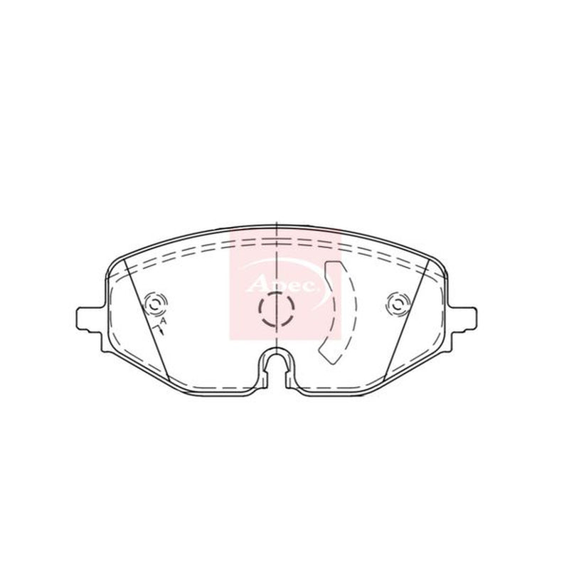 Apec Front Brake Pad Set PAD2334