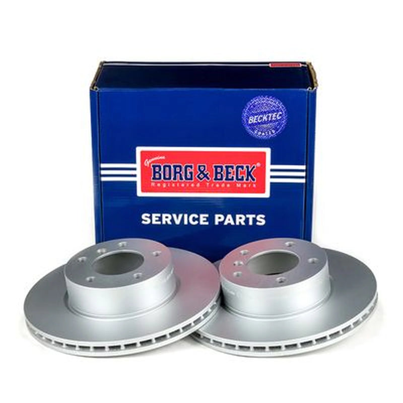 Borg & Beck 2 x Vented Front Brake Discs BBD4471