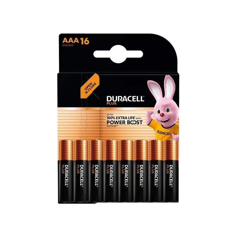 Duracell AAA Cell Plus with Power Boost Batteries (Pack 16) - S30950