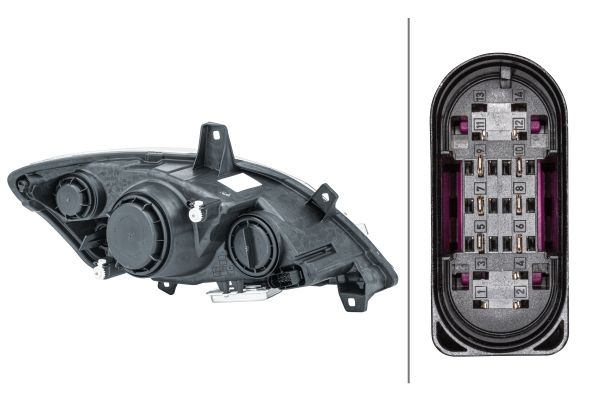 Hella 1ZS 009 627-311 Headlight