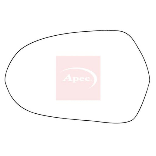 Apec Exterior Wing Mirror Glass Left AMS2083