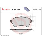 Brembo Front Brake Pad Set P44011