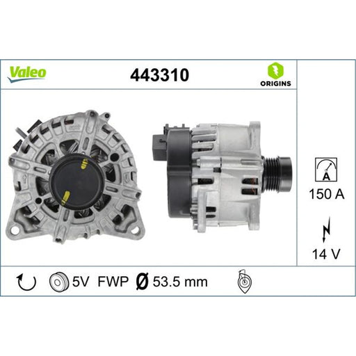 Valeo Car Alternator 12V 443310