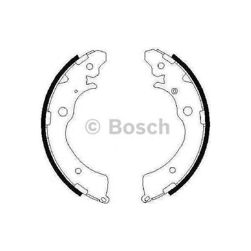 Genuine Bosch Brake Shoe Bs690 Fits Suzuki Jimny Vvt - 1.3 - 00- 0986487440 Bosch  - Town Parts