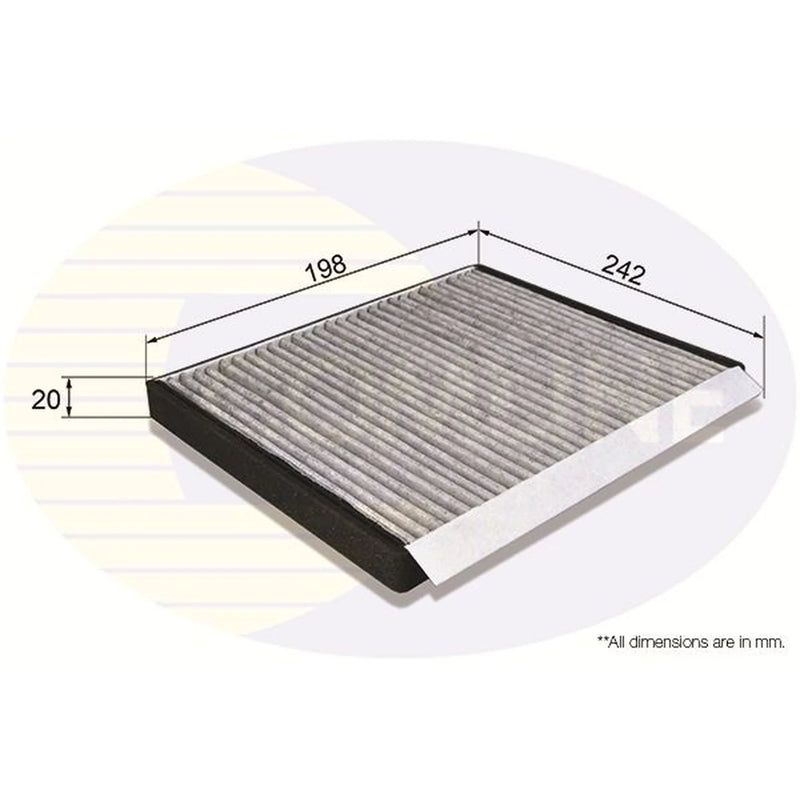 Comline Cabin Air Filter (Pollen Filter) EKF203A