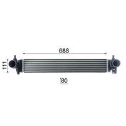 Mahle Intercooler (Charge Air Cooler) CI 402 000P