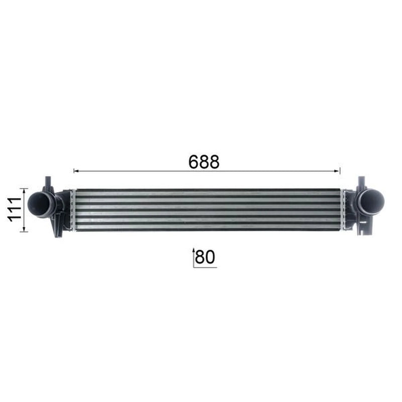 Mahle Intercooler (Charge Air Cooler) CI 402 000P