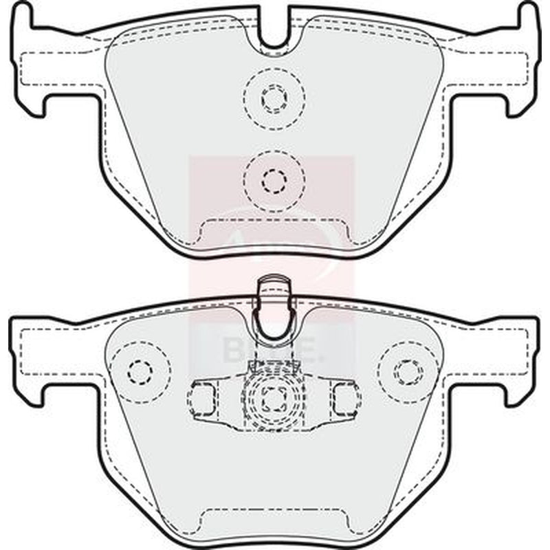 Apec Rear Brake Pad Set PD3338