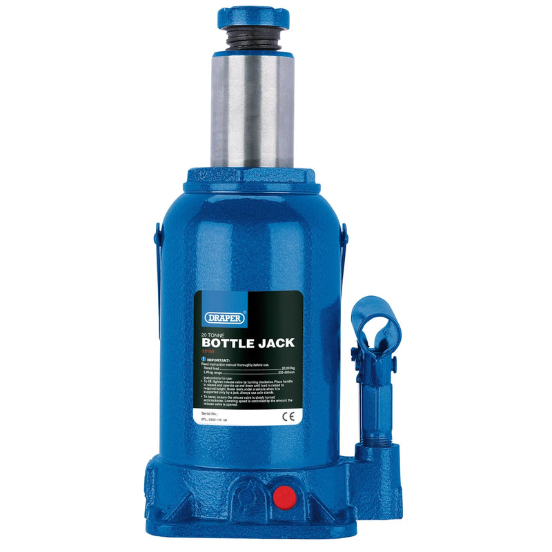 Draper Hydraulic Bottle Jack - Various Capacities Available