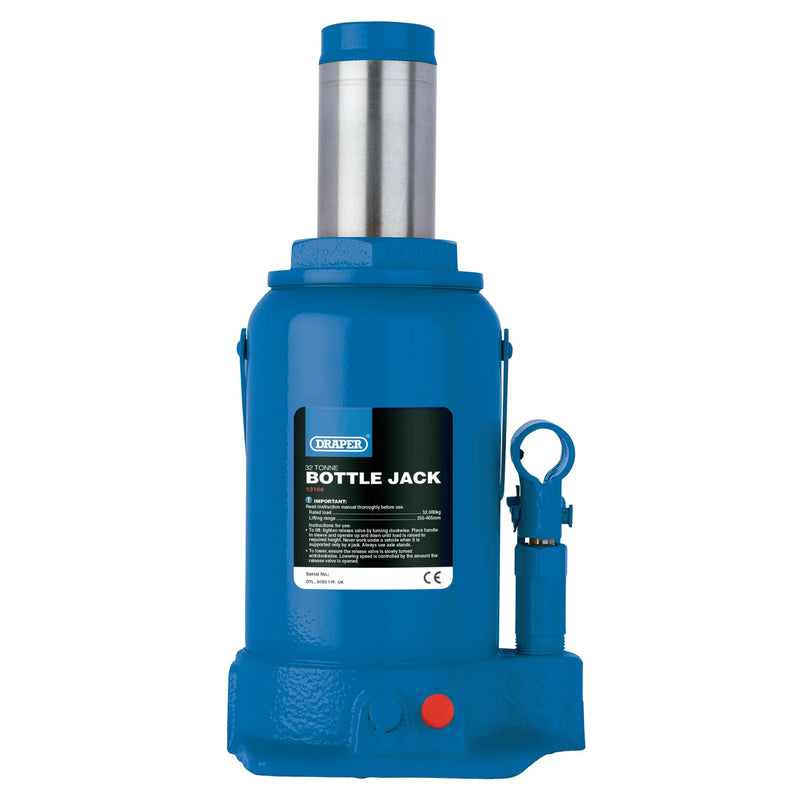 Draper Hydraulic Bottle Jack - Various Capacities Available