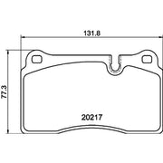 Mintex Front Brake Pad Set MDB2829