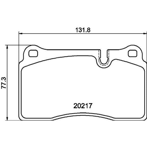 Mintex Front Brake Pad Set MDB2829