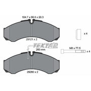Textar Rear Brake Pad Set 2912113