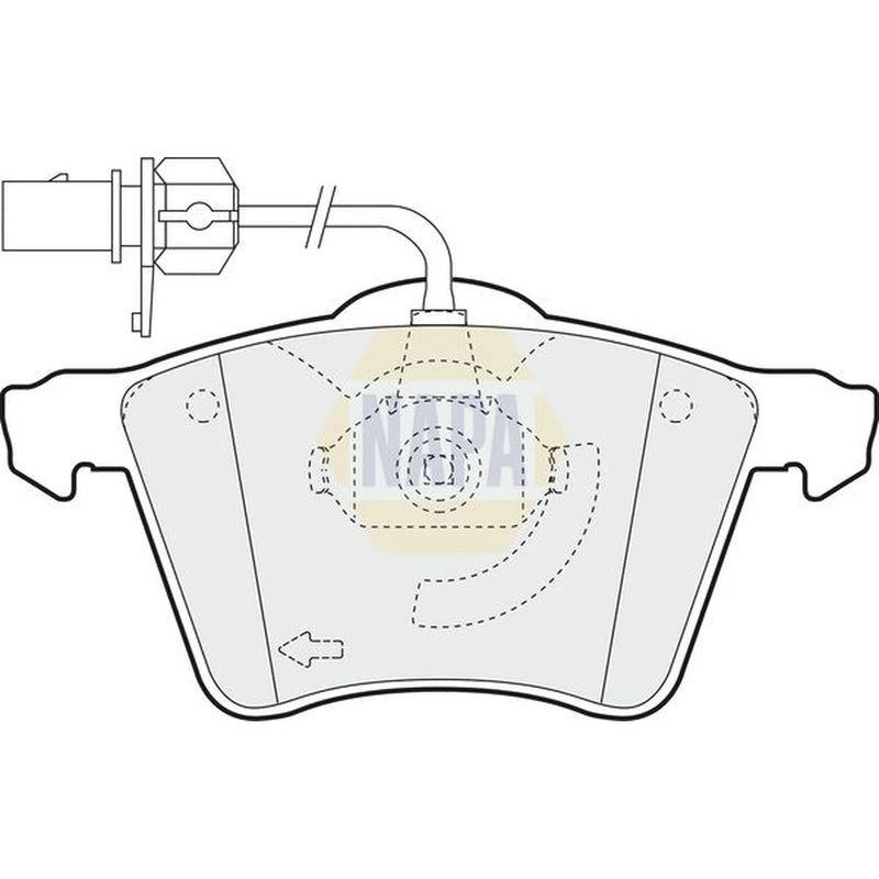 NAPA Front Brake Pad Set NBP1733