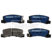 Borg & Beck 4 x Rear Brake Pad Set BBP1477
