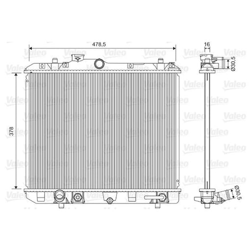 Valeo Engine Radiator 701604