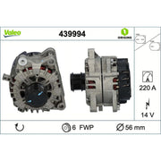 Valeo Car Alternator 12V 439994