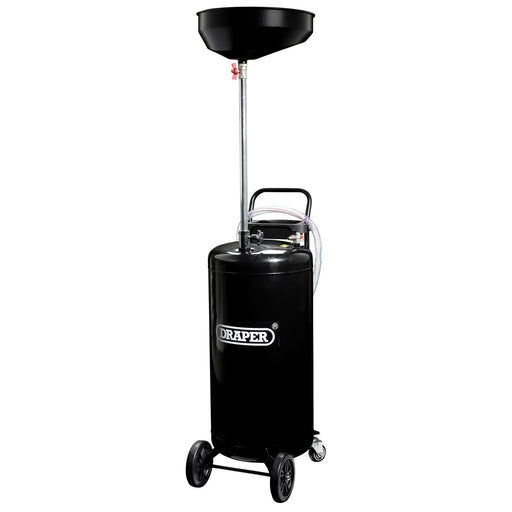 Draper Gravity Oil Drainer 90L with Adjustable Drain Pan