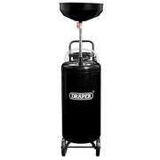 Draper Gravity Oil Drainer 90L with Adjustable Drain Pan