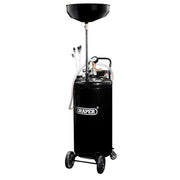 Draper Suction Oil Drainer 90L Steel Tank with Adjustable Pan