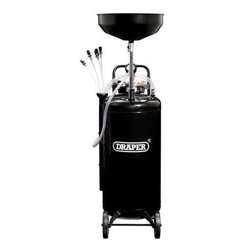 Draper Suction Oil Drainer 90L Steel Tank with Adjustable Pan