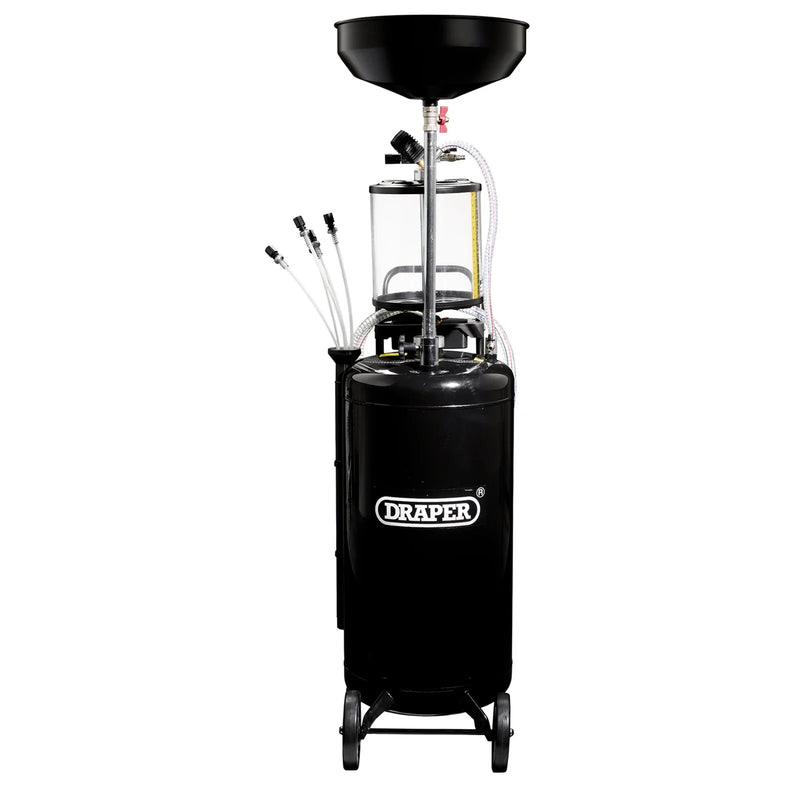 Draper Suction Oil Drainer 90L with Inspection Chamber