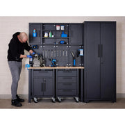 Draper Garage Workstation with Roller Cabinets - Steel Storage Unit