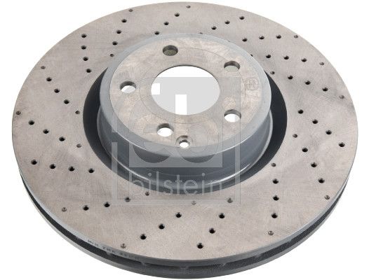 Febi 2 x Brake Disc Set Perforated/Vented Front
