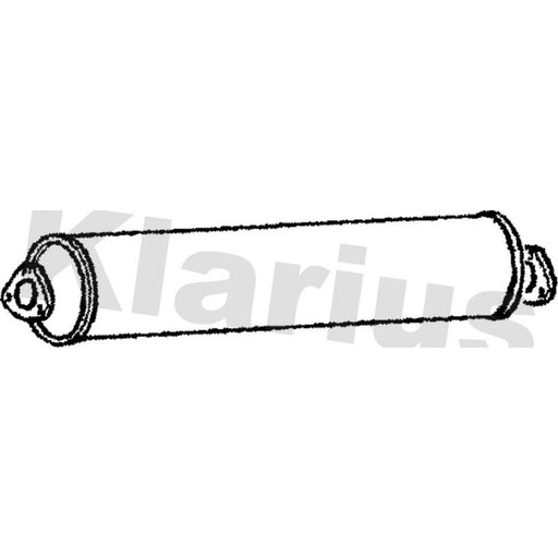 Klarius Box With Tail Pipe Rear VW319Q