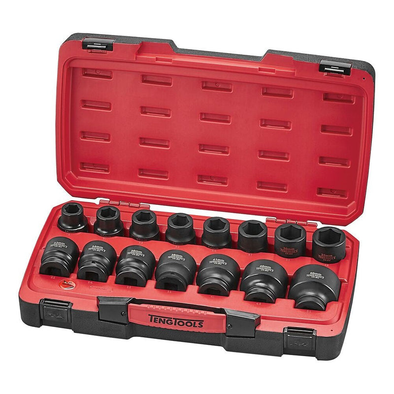 Teng Tools Impact Socket Set MECCA PRO 3/4" Drive 17 Pieces