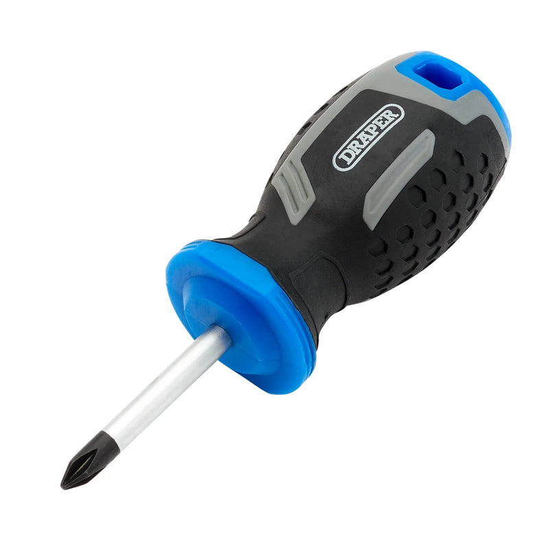 Draper Phillips Soft Grip Screwdriver, PH1 - Multi-Length Variations