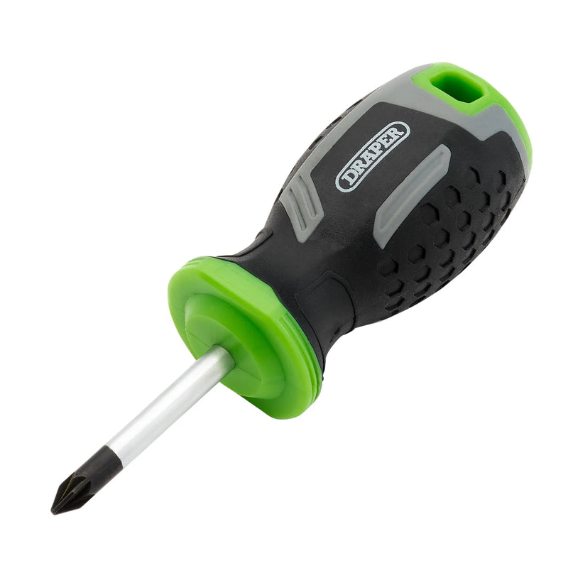 Draper Screwdriver Pozi Soft Grip, 200/PZ