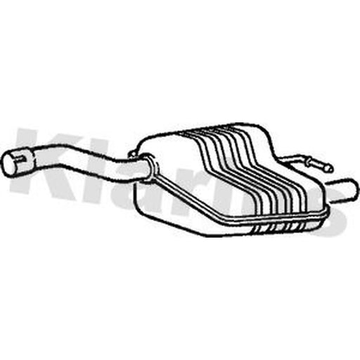 Klarius Box With Tail Pipe Rear FE693P