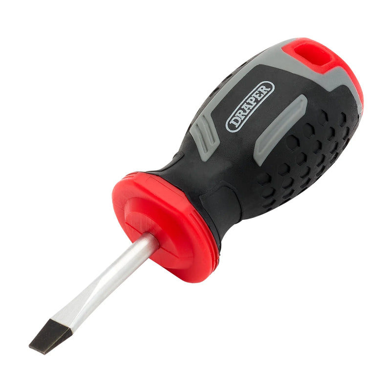 Draper Slotted Soft Grip Screwdriver, Model SL5.5 - Multiple Lengths