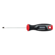 Draper Slotted Screwdriver SL3 x 75mm with Soft Grip Handle