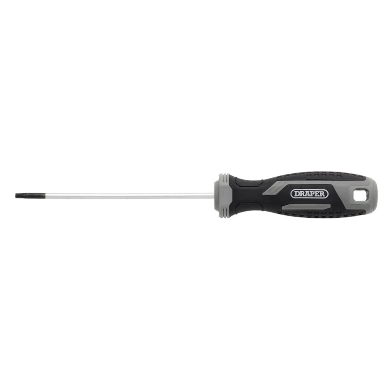 Draper Soft Grip Screwdriver T10 x 100mm Magnetic Blade