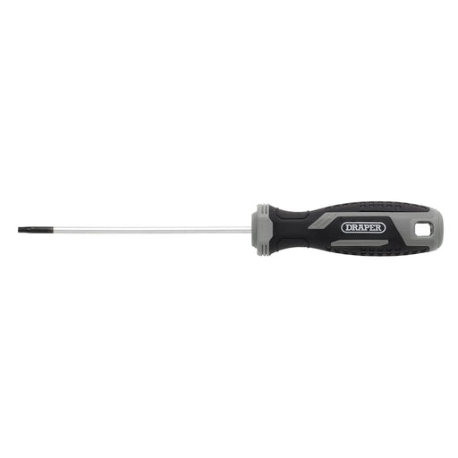 Draper Soft Grip Screwdriver T10 x 100mm Magnetic Blade