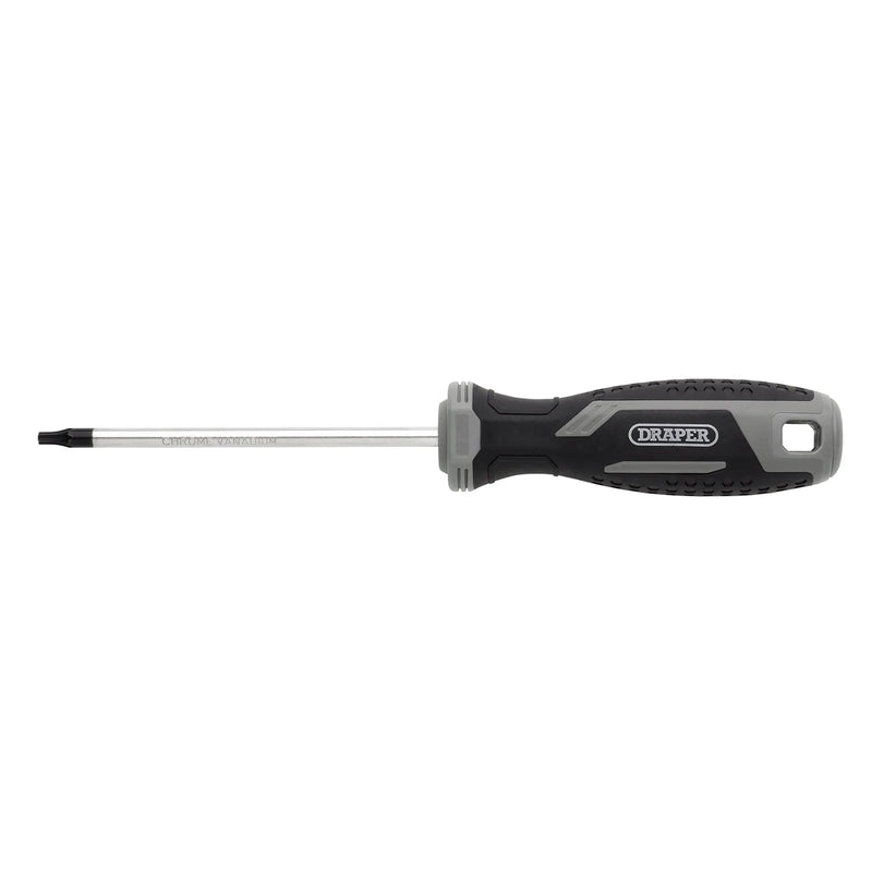 Draper Soft Grip Screwdriver T15 x 100mm Magnetic Blade