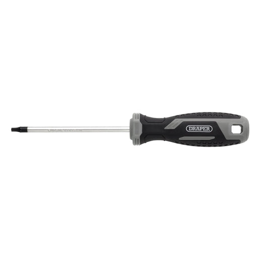 Draper Soft Grip Screwdriver T15 x 100mm Magnetic Blade