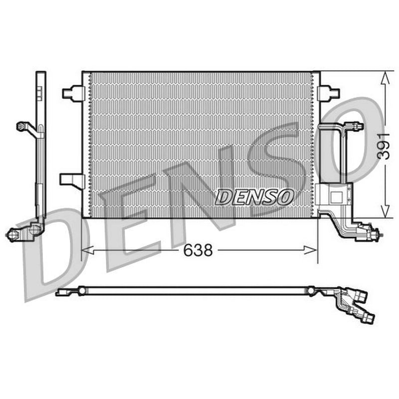Denso Air Conditioning Condenser DCN02014
