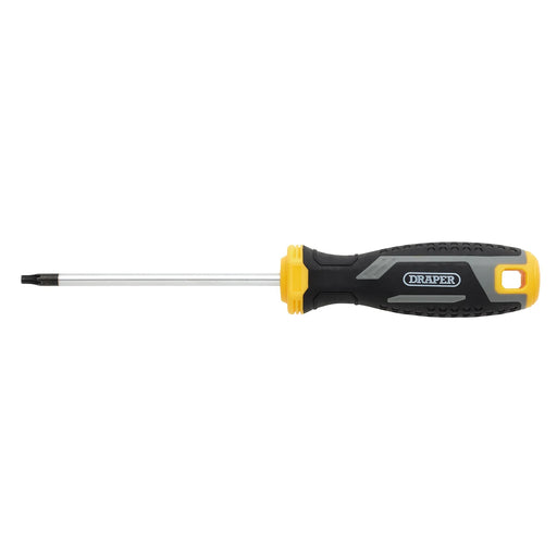 Draper Soft Grip Screwdriver T20H 100mm Tamperproof