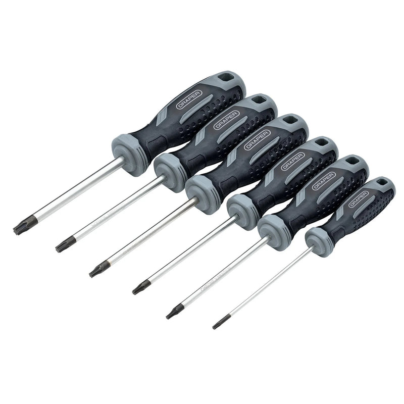 Draper TX-STAR® Screwdriver Set 6 Piece with Soft Grip Handles