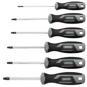 Draper TX-STAR® Screwdriver Set 6 Piece with Soft Grip Handles