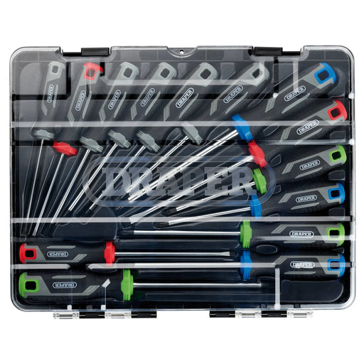 Draper Soft Grip Screwdriver Set 14 Piece TX-STAR®