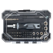 Draper Soft Grip Ratchet Screwdriver Set 55 Piece