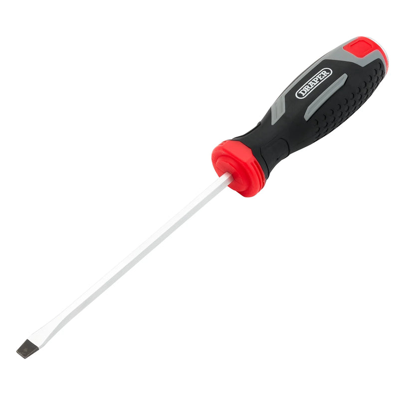 Draper Pound Thru Screwdriver SL5.5 x 125mm Soft Grip