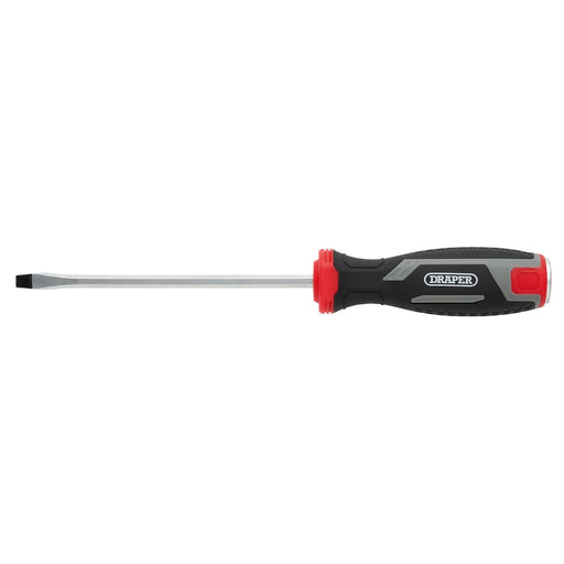 Draper Pound Thru Screwdriver SL5.5 x 125mm Soft Grip