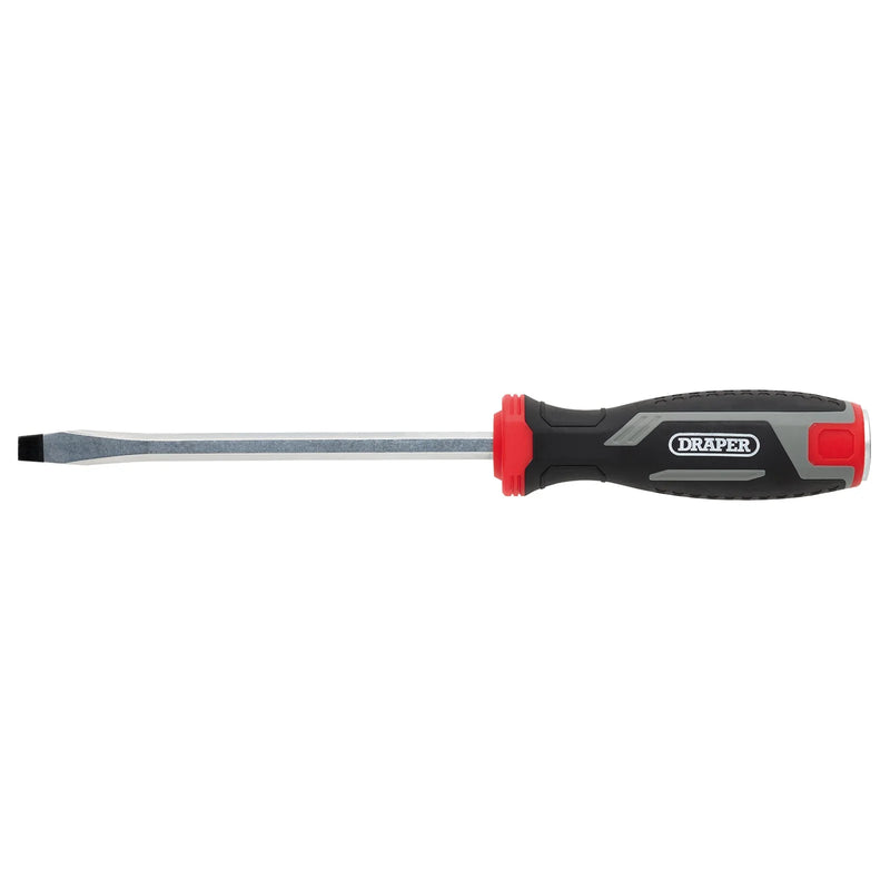 Draper Pound Thru Slotted Screwdriver SL8 x 150mm
