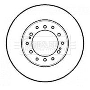 Borg & Beck 2 x Vented Rear Brake Discs BBD5111